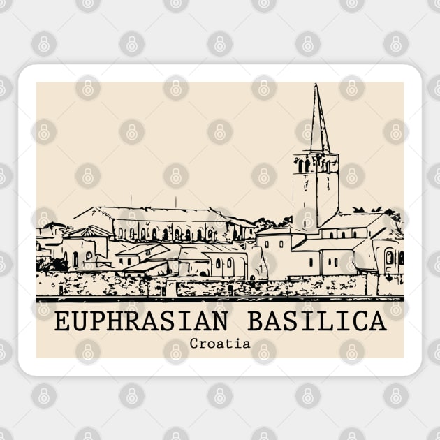 Euphrasian Basilica - Croatia Magnet by Lakeric